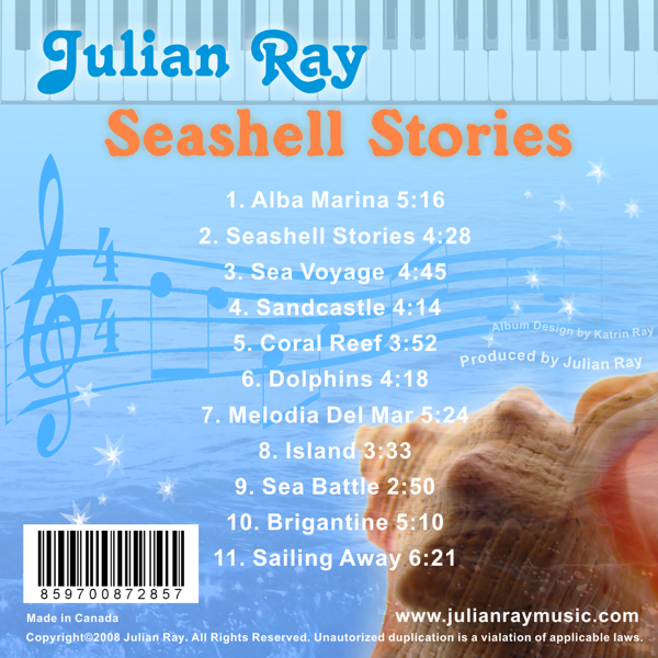 Seashell Stories back cover